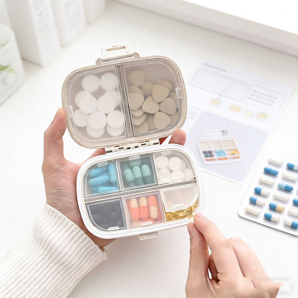 Stationery Office - Portable Medicine Storage Case Weekly Pill