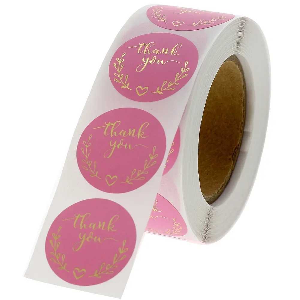 50-500pcs Thank You Sticker Pi - Stationery Supplies Business recension och pris