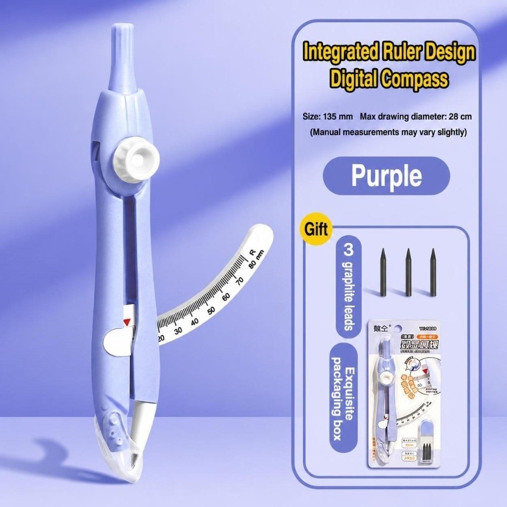 Digital Display Compass Lock-D - Compass Geometry Set recension och pris