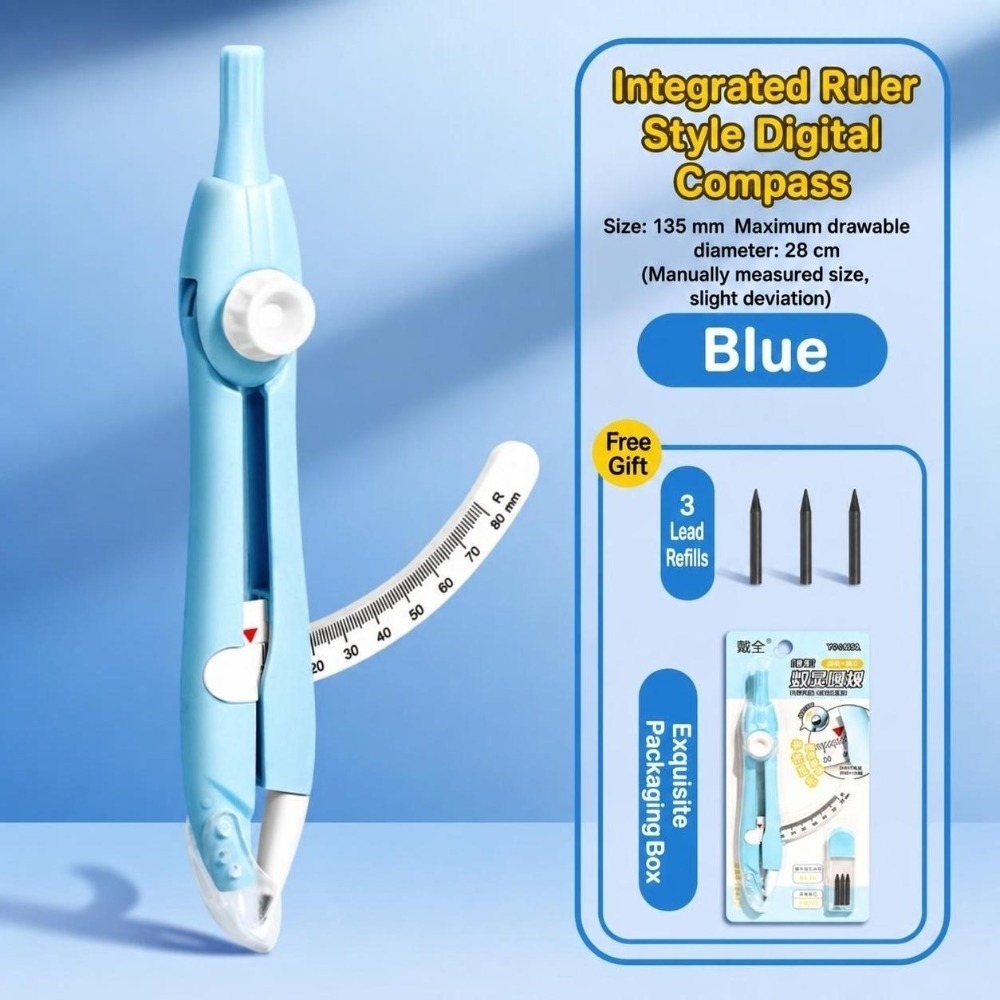 Digital Display Compass Lock-D - Compass Geometry Set recension och pris