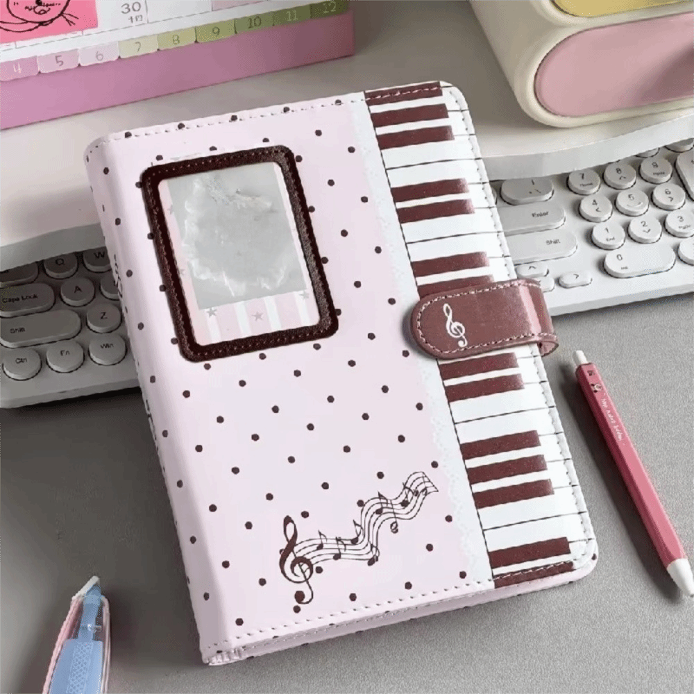 Polka Dot Piano Binder Noteboo - Notebook Dotted A5 recension och pris