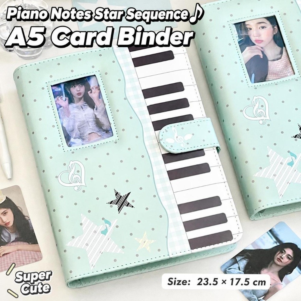 Polka Dot Piano Binder Noteboo - Notebook Dotted A5 recension och pris