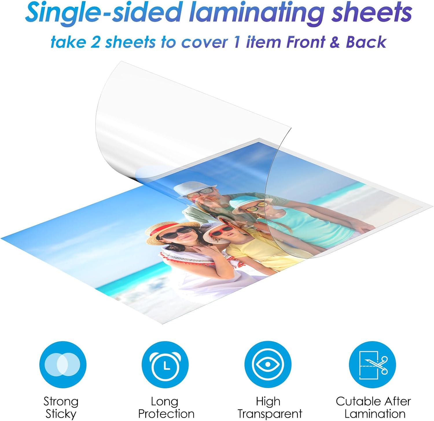 ESHANG 20Sheets Clear Cold Lam - Document Laminator Pouch recension och pris