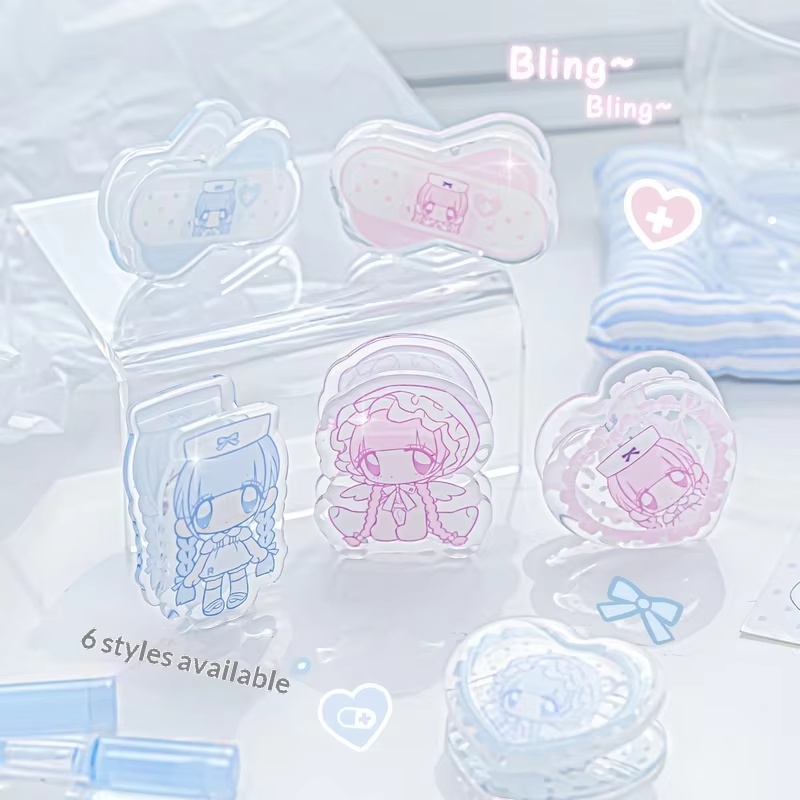Rosyposy Pumpum Acrylic Binder - Binder Clip Assorted recension och pris