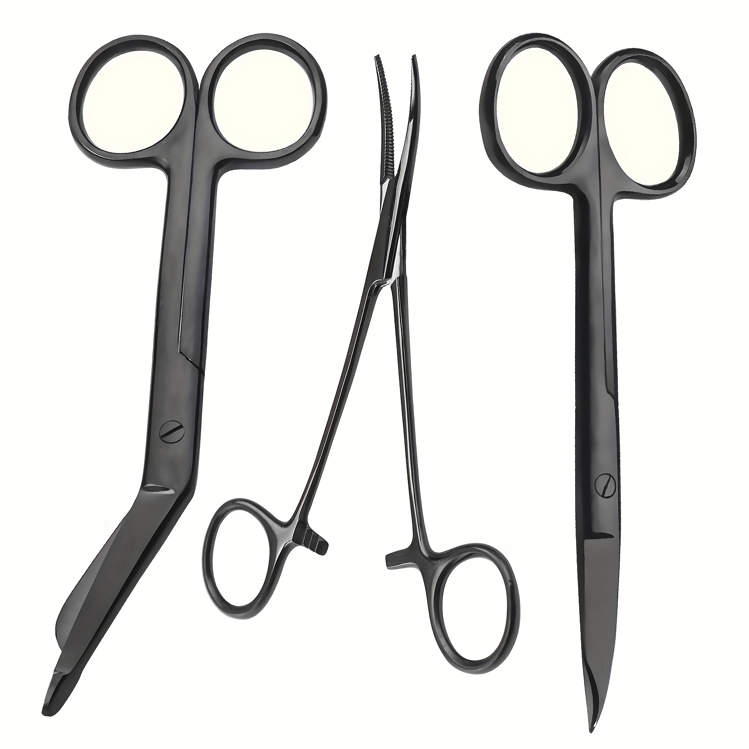 3pcs Multicolor Titanium-Coate - Scissors Stainless Craft recension och pris