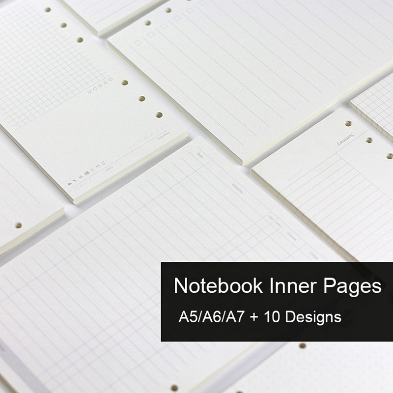 45 Sheets A5 A6A7 Loose Leaf N - Notebook Dotted A5 recension och pris