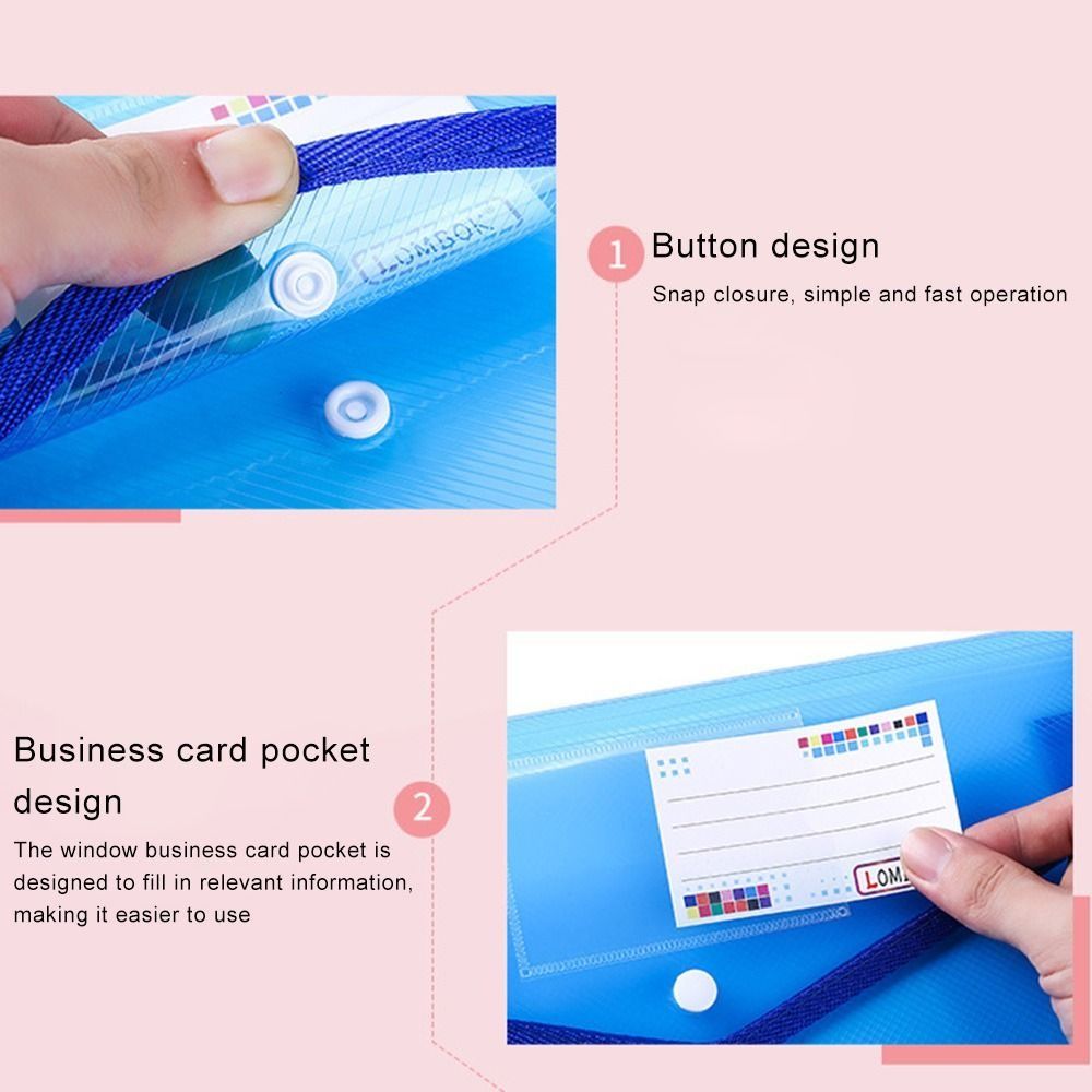 1-10PCS Waterproof A4 A5 Snap  - Office Stationery And Supply recension och pris