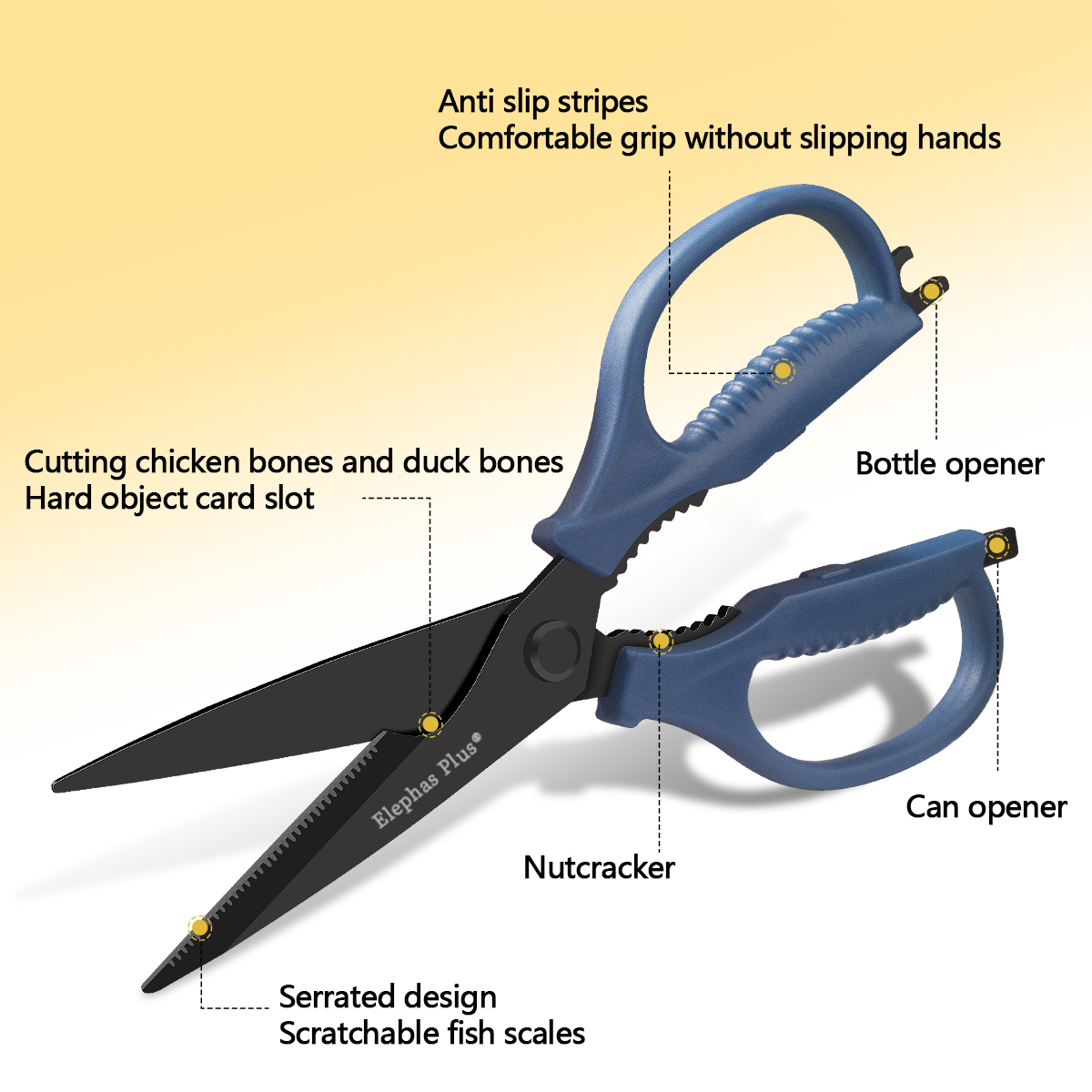 Professional Office Scissors S - Scissors Stainless Craft recension och pris