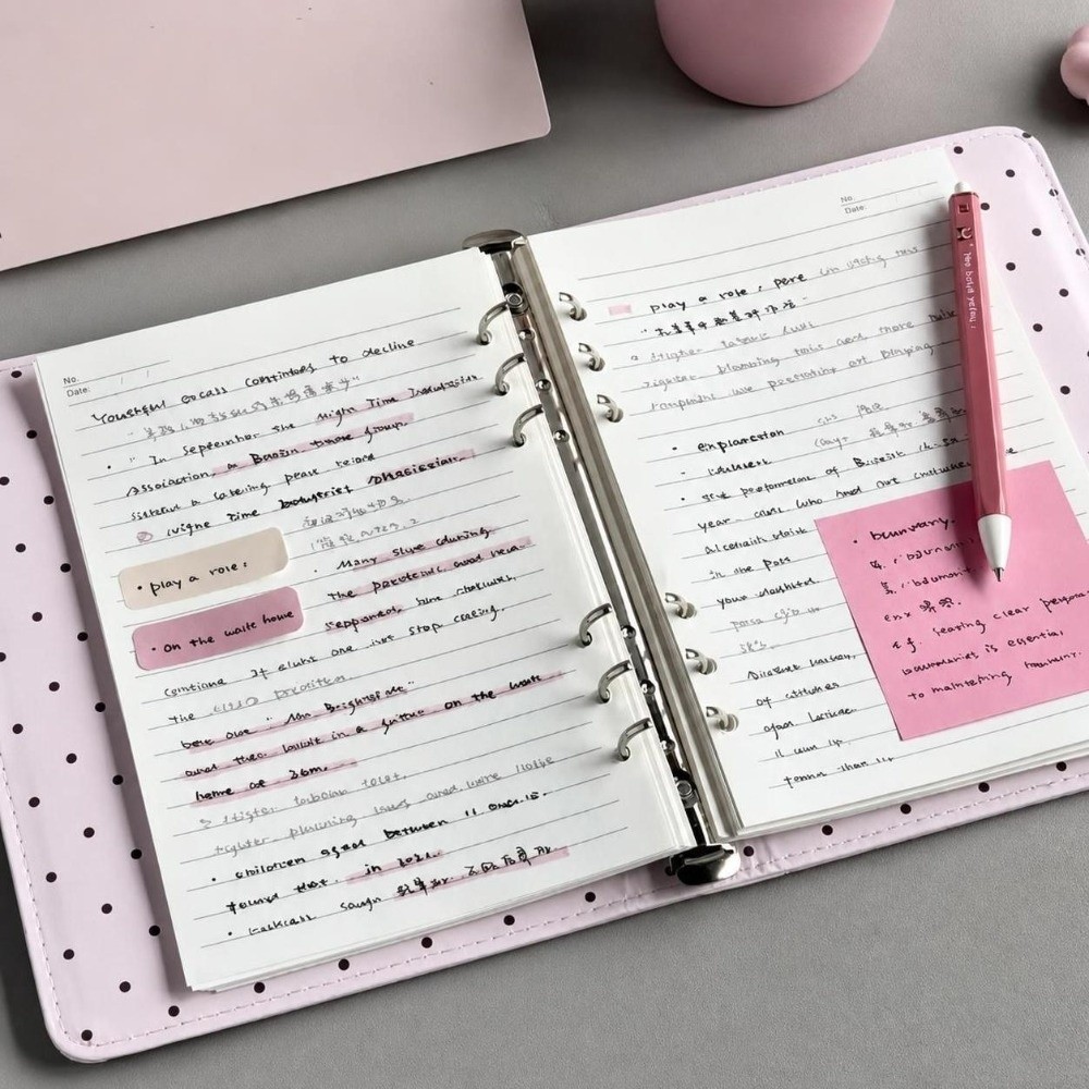 Ins Polka Dot Piano Binder Not - Notebook Dotted A5 recension och pris