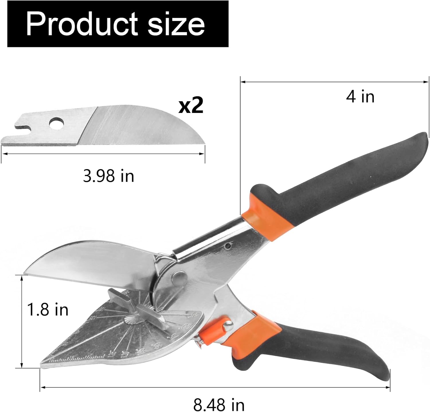 45-135 Degree Adjustable Miter - Scissors Stainless Craft recension och pris