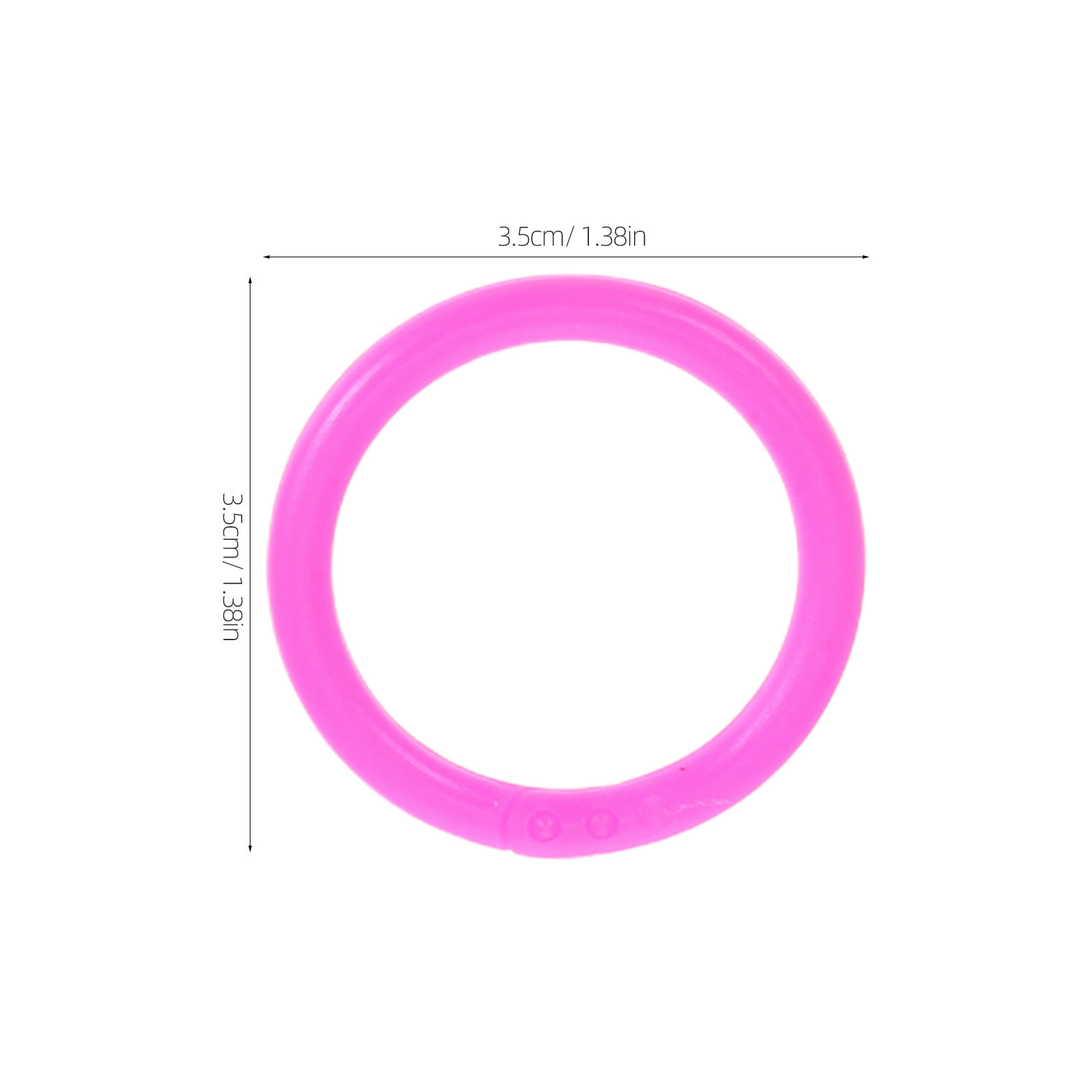 80Pcs Binder Rings Plastic Mul - Binder Clip Assorted recension och pris