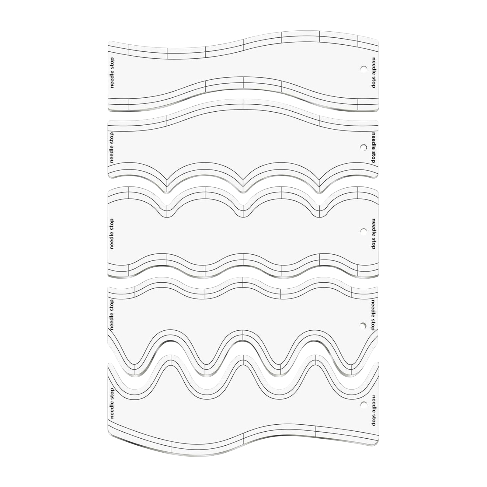 Precision Quilting Rulers Tran - Ruler Set Transparent recension och pris
