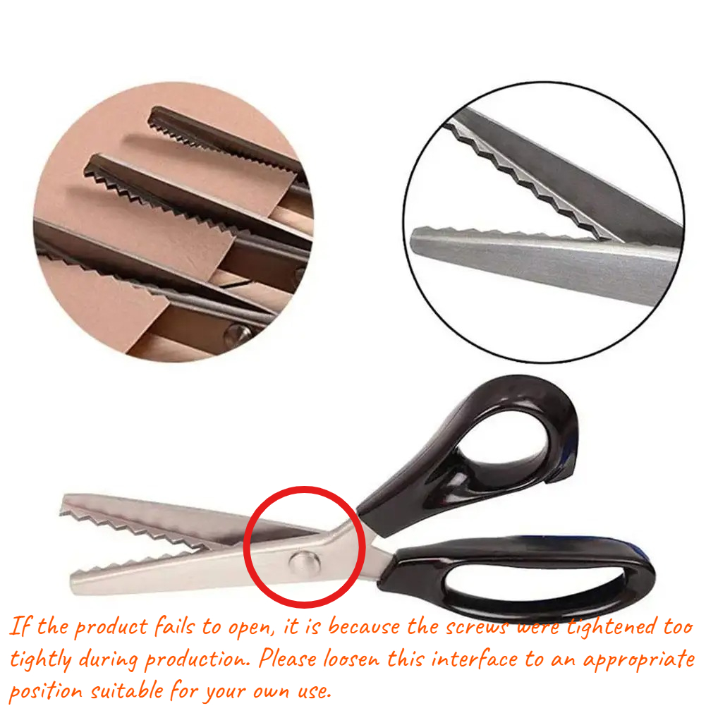 Stainless Steel Pinking Scisso - Scissors Stainless Craft recension och pris