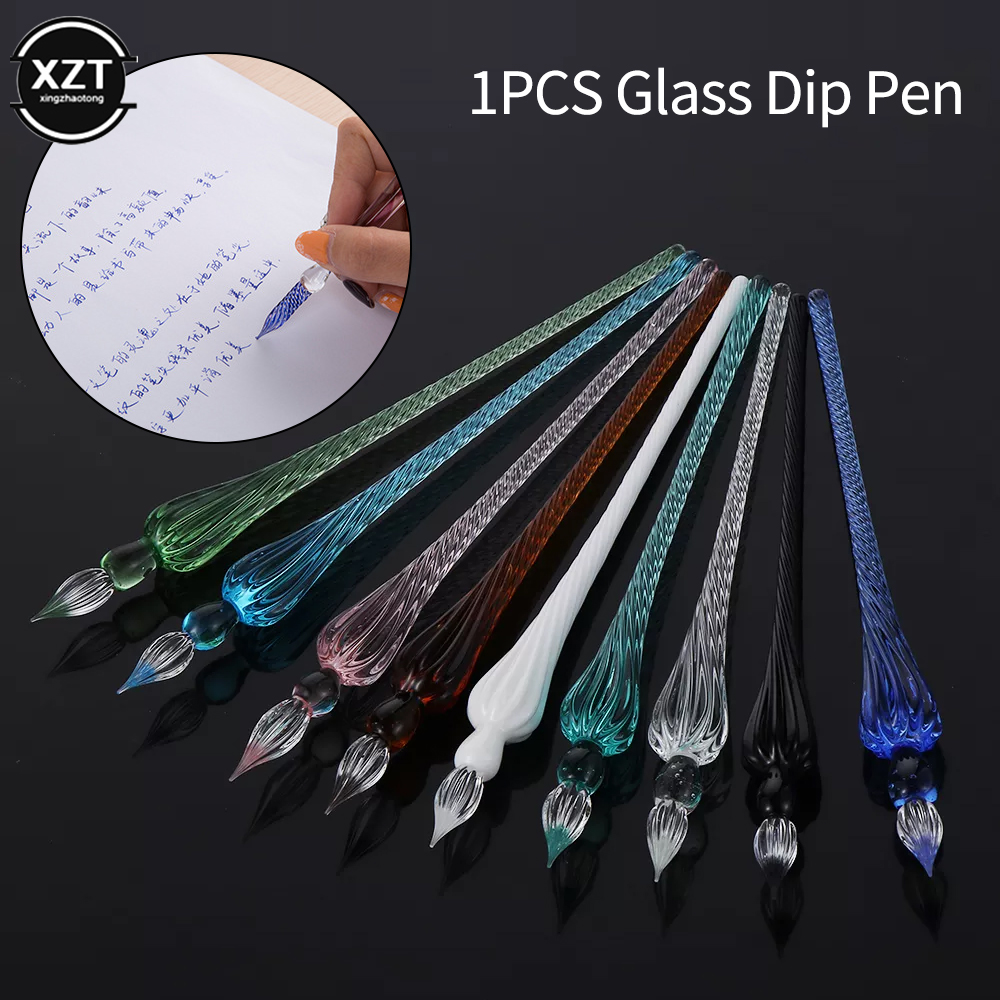 1Pcs new Vintage Glass Dip Dip - Fountain Pen Ink recension och pris